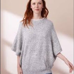 Lou & Grey Hazy Pocket Poncho NWT
